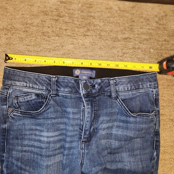 Democracy Dark Blue Flare Jeans - Picture 2 of 5